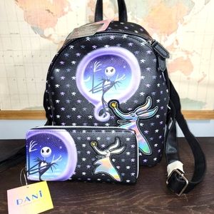 BRAND NEW LIMITED EDITION Nightmare Before Christmas Mini Backpack W/ Wallet by